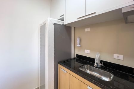 Cozinha de kitnet/studio para alugar com 1 quarto, 28m² em Vila Mariana, São Paulo
