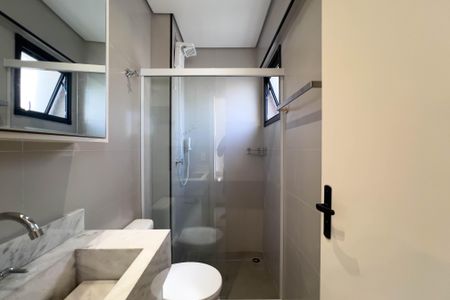 Banheiro de kitnet/studio para alugar com 1 quarto, 28m² em Vila Mariana, São Paulo