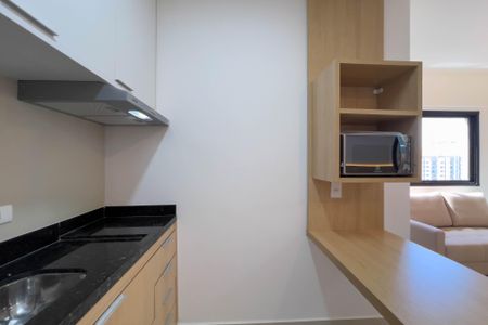Cozinha de kitnet/studio para alugar com 1 quarto, 28m² em Vila Mariana, São Paulo