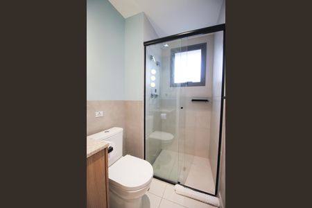 Banheiro de apartamento para alugar com 1 quarto, 25m² em Indianópolis, São Paulo