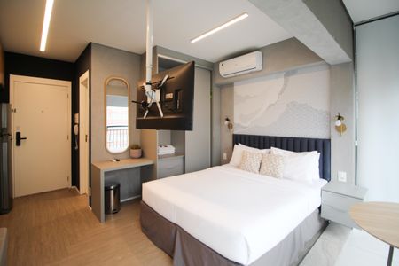 Suíte  de apartamento para alugar com 1 quarto, 25m² em Indianópolis, São Paulo