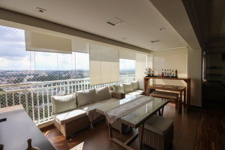 Varanda da Sala de apartamento para alugar com 3 quartos, 134m² em Jardim Olympia, São Paulo