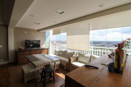 Varanda da Sala de apartamento para alugar com 3 quartos, 134m² em Jardim Olympia, São Paulo
