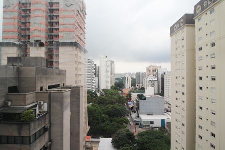 Vista  de kitnet/studio para alugar com 1 quarto, 25m² em Indianópolis, São Paulo