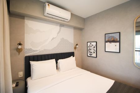 Studio para alugar com 25m², 1 quarto e sem vagaSuíte 