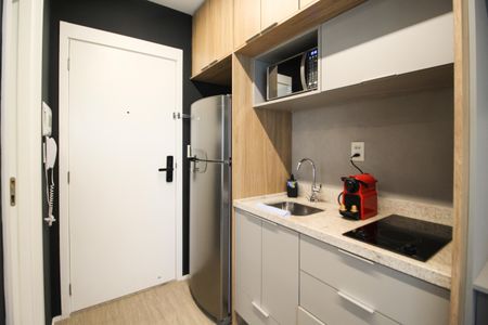 Studio para alugar com 25m², 1 quarto e sem vagaCozinha