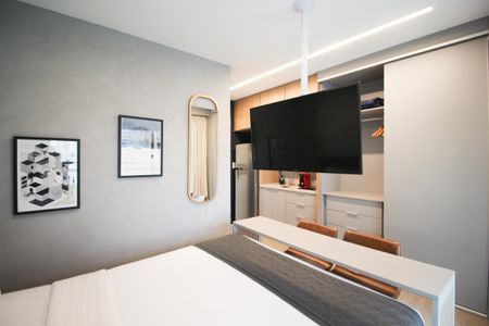 Suíte  de kitnet/studio para alugar com 1 quarto, 25m² em Indianópolis, São Paulo