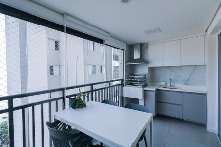Varanda Gourmet de apartamento à venda com 3 quartos, 82m² em Santa Maria, São Caetano do Sul