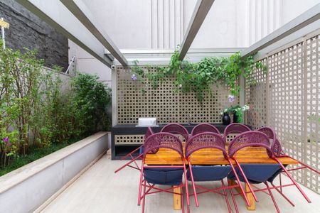 Área comum - Churrasqueira de apartamento à venda com 1 quarto, 24m² em Campo Belo, São Paulo