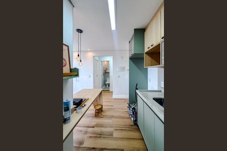 Apartamento para alugar com 35m², 2 quartos e 1 vagaCozinha e Área de Serviço