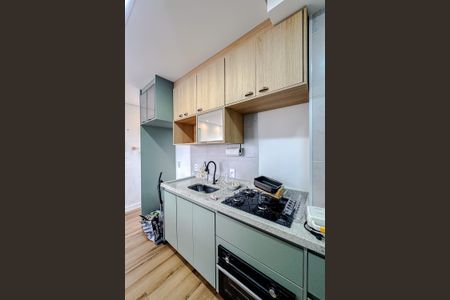 Apartamento para alugar com 35m², 2 quartos e 1 vagaCozinha e Área de Serviço