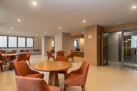 Studio para alugar com 26m², 1 quarto e sem vaga Studio para alugar com 26m², 1 quarto e sem vagaÁrea comum - Salão de festas 1