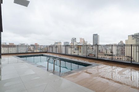 Studio para alugar com 26m², 1 quarto e sem vaga Studio para alugar com 26m², 1 quarto e sem vagaÁrea comum - Piscina