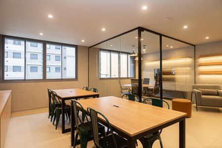 Studio para alugar com 26m², 1 quarto e sem vaga Studio para alugar com 26m², 1 quarto e sem vagaÁrea comum - Coworking