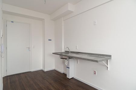 Cozinha de kitnet/studio para alugar com 1 quarto, 26m² em Bela Vista, São Paulo