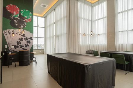Studio para alugar com 26m², 1 quarto e sem vaga Studio para alugar com 26m², 1 quarto e sem vagaÁrea comum - Espaço de Jogos