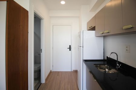 Cozinha de kitnet/studio para alugar com 1 quarto, 25m² em Vila Olímpia, São Paulo