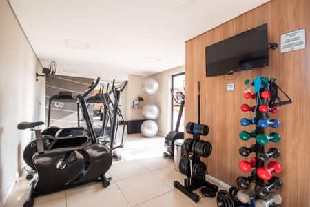 Apartamento à venda com 49m², 2 quartos e 2 vagasÁrea comum - Academia
