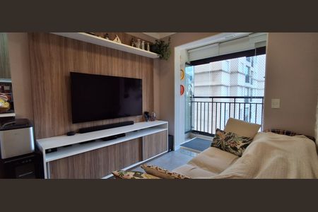 Sala de apartamento à venda com 1 quarto, 42m² em Jardim Olavo Bilac, São Bernardo do Campo