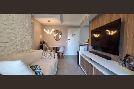 Sala de apartamento à venda com 1 quarto, 42m² em Jardim Olavo Bilac, São Bernardo do Campo