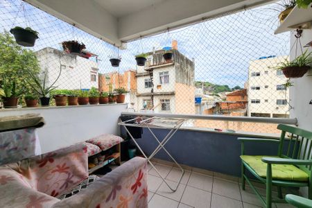 Varanda  de apartamento para alugar com 2 quartos, 85m² em Riachuelo, Rio de Janeiro