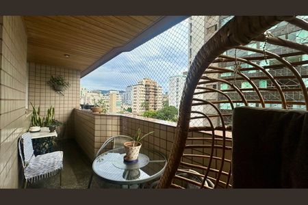 Varanda  de apartamento à venda com 4 quartos, 170m² em Gutierrez, Belo Horizonte