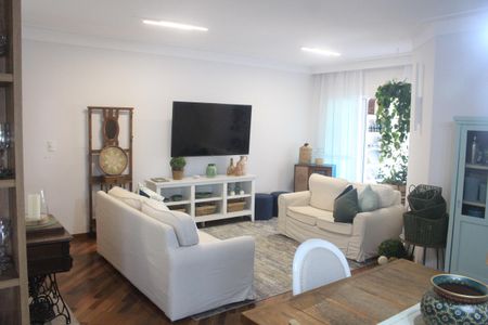 Sala de apartamento para alugar com 3 quartos, 130m² em Barcelona, São Caetano do Sul