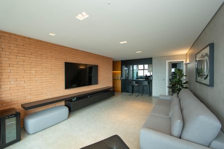 SALA de apartamento à venda com 2 quartos, 90m² em Vila da Serra, Nova Lima