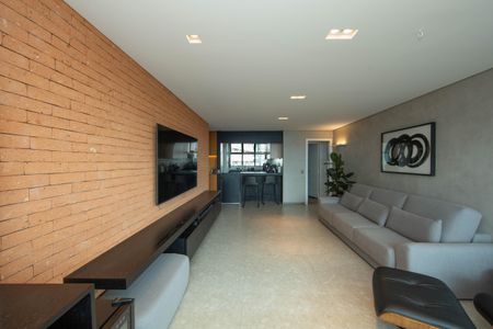 SALA de apartamento à venda com 2 quartos, 90m² em Vila da Serra, Nova Lima