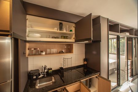 Studio para alugar com 25m², 1 quarto e sem vaga Studio para alugar com 25m², 1 quarto e sem vagaCozinha
