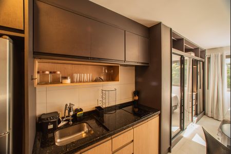 Studio para alugar com 25m², 1 quarto e sem vaga Studio para alugar com 25m², 1 quarto e sem vagaCozinha