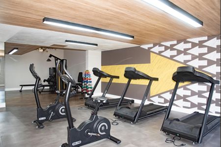 Studio para alugar com 25m², 1 quarto e sem vaga Studio para alugar com 25m², 1 quarto e sem vagaÁrea comum - Academia