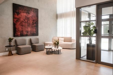 Studio para alugar com 25m², 1 quarto e sem vaga Studio para alugar com 25m², 1 quarto e sem vagaHall social
