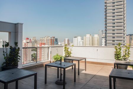 Studio para alugar com 25m², 1 quarto e sem vaga Studio para alugar com 25m², 1 quarto e sem vagaÁrea comum - Churrasqueira