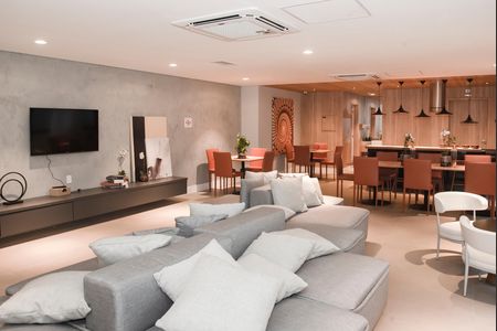 Studio para alugar com 25m², 1 quarto e sem vaga Studio para alugar com 25m², 1 quarto e sem vagaÁrea comum - Salão de festas