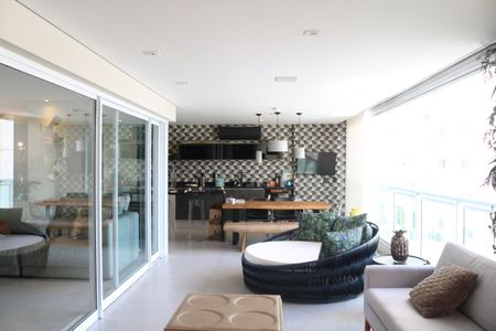 Varanda gourmet de apartamento à venda com 4 quartos, 283m² em Jardim das Perdizes, São Paulo