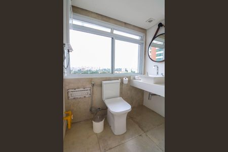 Lavabo de apartamento para alugar com 1 quarto, 80m² em Campo Belo, São Paulo