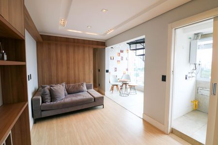 Sala de apartamento para alugar com 1 quarto, 80m² em Campo Belo, São Paulo