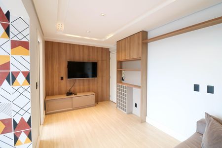 Sala de apartamento para alugar com 1 quarto, 80m² em Campo Belo, São Paulo