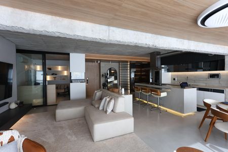 sala  de apartamento à venda com 2 quartos, 141m² em Vila Andrade, São Paulo