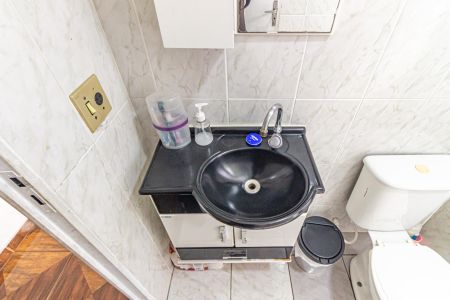 Banheiro de apartamento à venda com 1 quarto, 44m² em Água Rasa, São Paulo