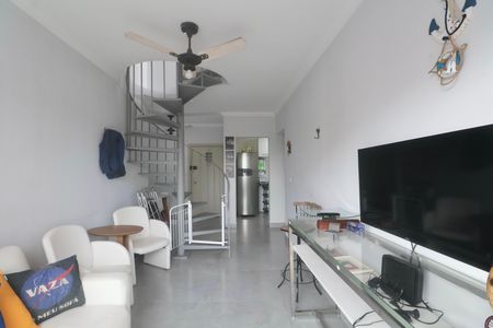 Sala de apartamento para alugar com 2 quartos, 96m² em Parque Enseada, Guarujá