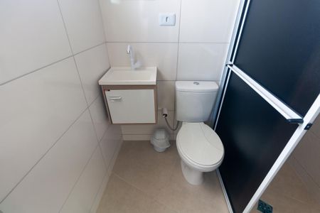 Studio para alugar com 27m², 1 quarto e sem vaga Studio para alugar com 27m², 1 quarto e sem vagaBanheiro