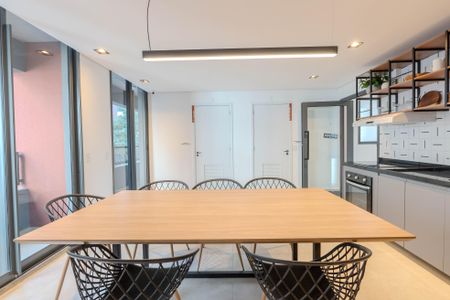 Studio para alugar com 25m², 1 quarto e sem vagaÁrea comum - Salão de festas