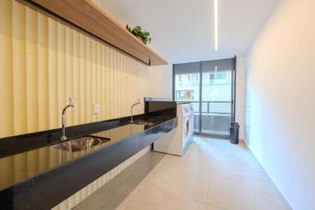 Studio para alugar com 25m², 1 quarto e sem vagaLavanderia