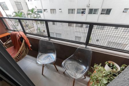 Studio para alugar com 25m², 1 quarto e sem vagaSacada