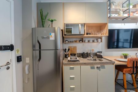 Studio para alugar com 25m², 1 quarto e sem vagaCozinha