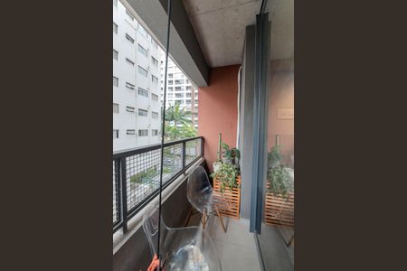 Studio para alugar com 25m², 1 quarto e sem vagaSacada