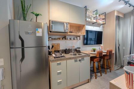 Studio para alugar com 25m², 1 quarto e sem vagaCozinha