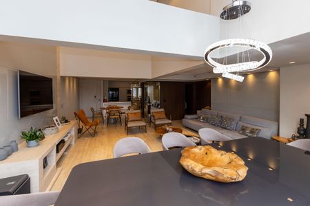 Sala de Jantar de apartamento à venda com 2 quartos, 135m² em Vila da Serra, Nova Lima